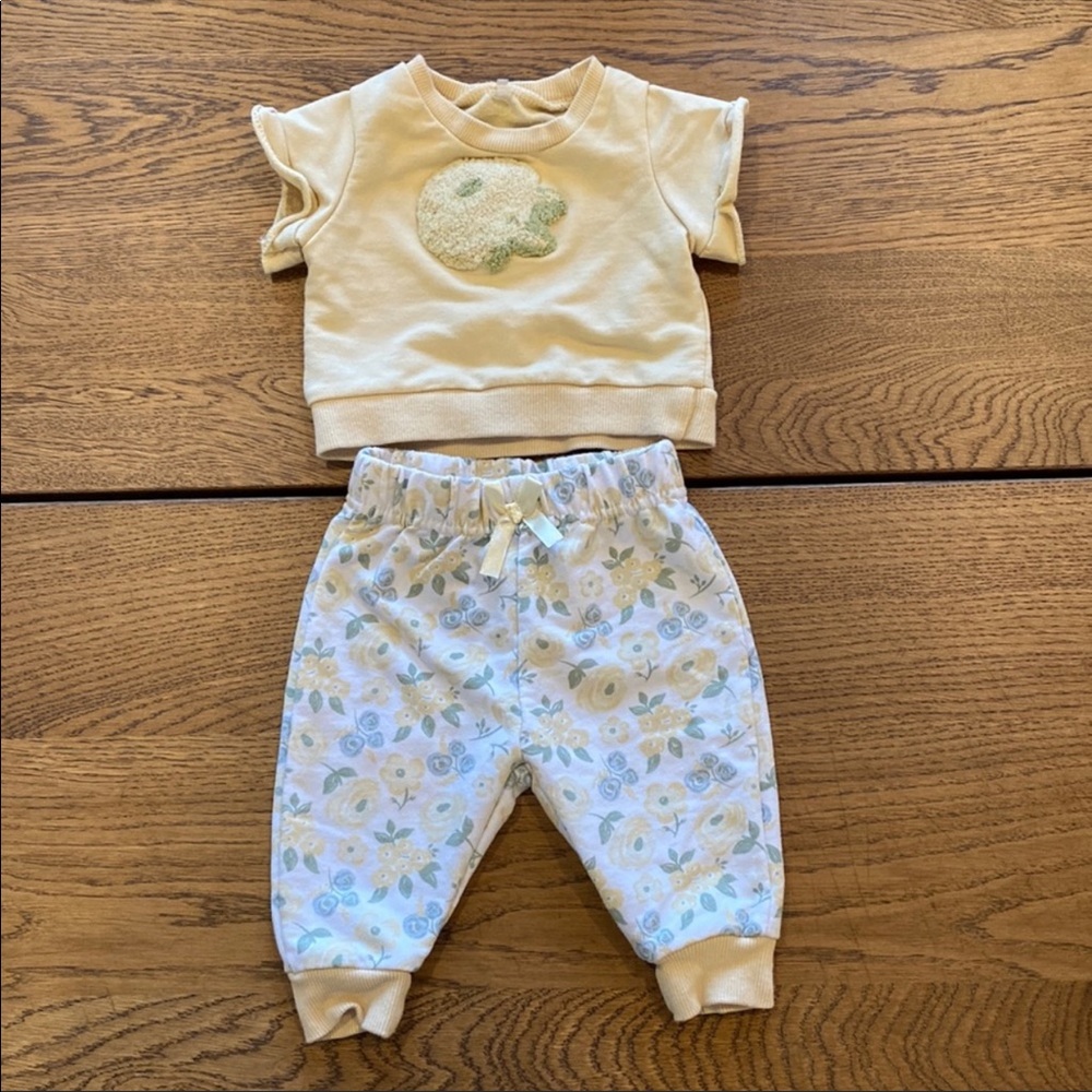 chick pea 2 piece set / 0-3 months